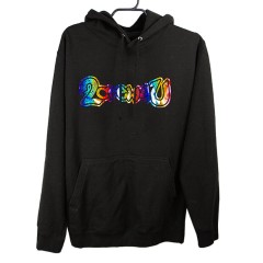 Толстовка Just Hoods черная  ru-42-44, 9/10, полиэстр  хлопок